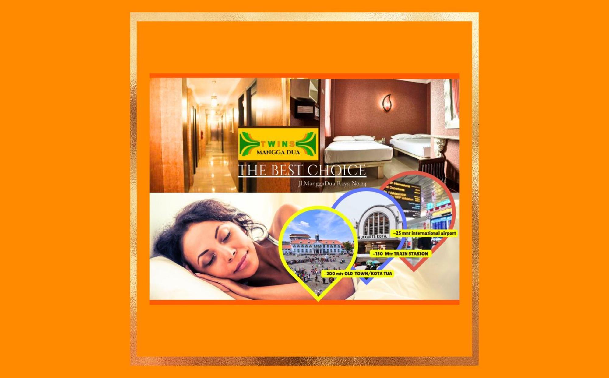 Twins Hotel Jakarta Exterior foto