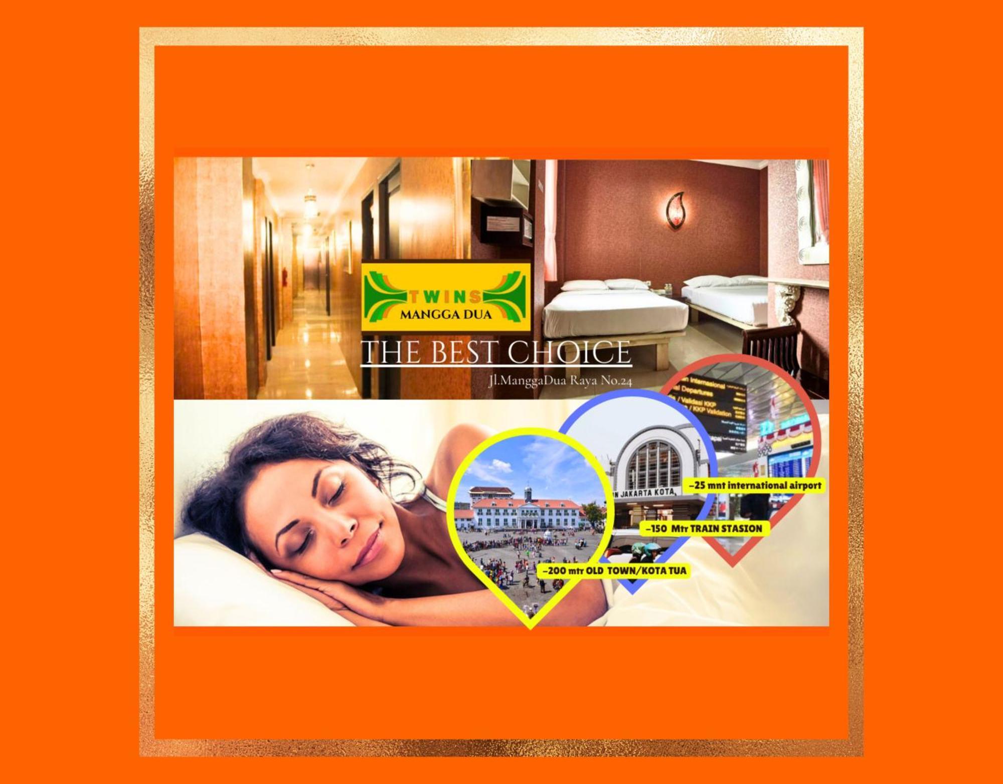 Twins Hotel Jakarta Exterior foto